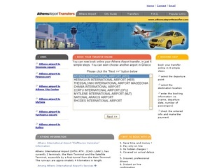 Athens airport transfer services