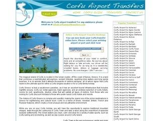 Corfu airport transfer services
