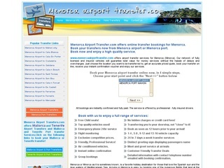 Menorca airport transfer services