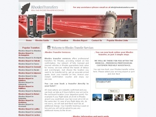Rhodes airport transfer services