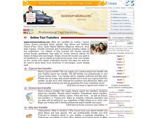 Airport and port taxi transfer services